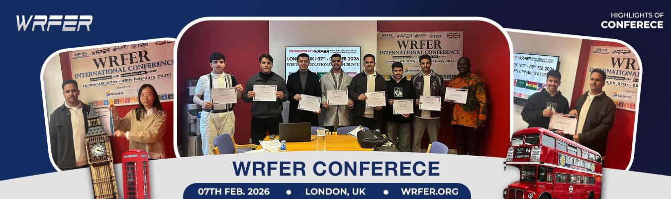 WRFER International Conference in London, UK, February 7, 2026