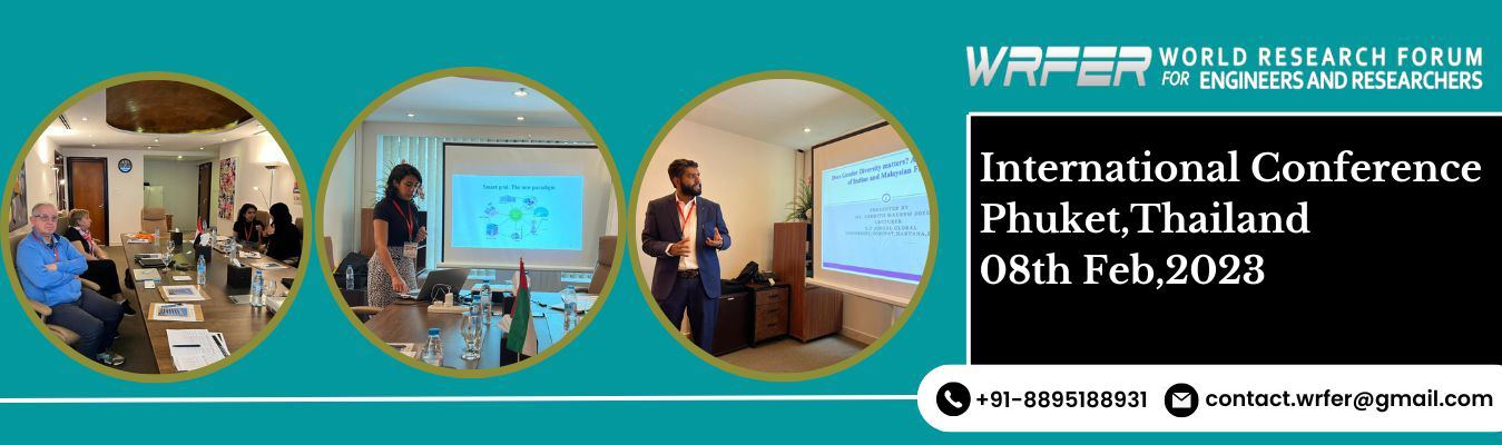 WRFER International Conference in Phuket, Thailand, February 8, 2023