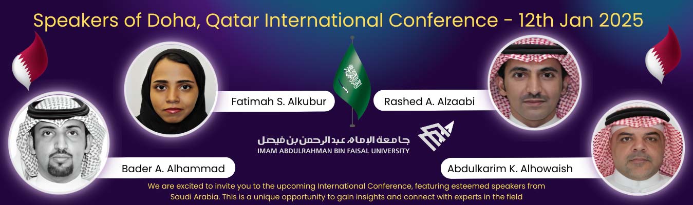 WRFER International Conference Speaker of Doha, Qatar, January 12, 2025